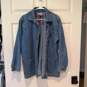 Cabin Creek Red and Green Plaid Button-Up Shirt